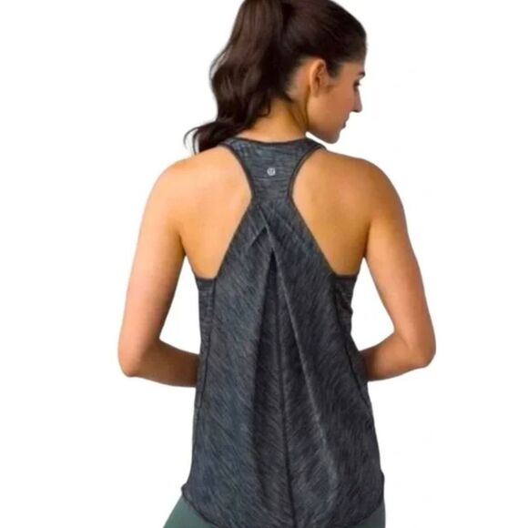 Lululemon Heather Blue Essentials Tank Top Size 6 - Picture 1 of 4